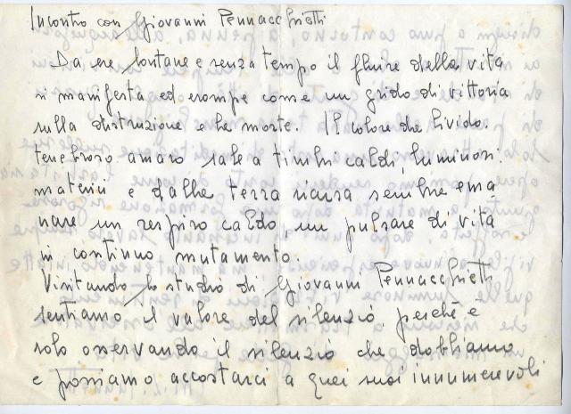 Lettera di M. L. Iannetti — 1